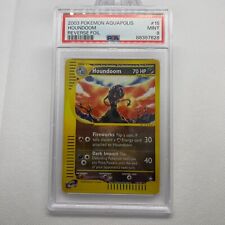 PSA 9 Gem Mint Houndoom Reverse Holo Foil #15/147 Pokemon Aquapolis Card picture