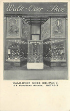 c1905 Walk-Over Shoe Company Store Front, Detroit, Michigan Postcard RARE picture