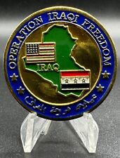 Operation Iraqi Freedom OIF Sergeant SGT Rank Vintage Military Challenge Coin picture