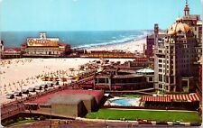 C1960 Atlantic City NJ MARLBOROUGH HOTEL Swimming Pool New Jersey Postcard 635 picture