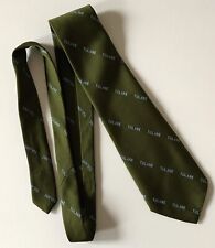 Vintage Mens TULANE UNIVERSITY NECK TIE Necktie GREEN WAVE New Orleans picture