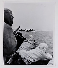 1960s Arctic Alaskan Hunters Walrus Hunting Sea Lion Shoot Vintage Press Photo picture