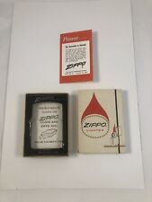 Vintage Zippo Box EMPTY No Lighter Engine Turned No 350 Display Collectible picture