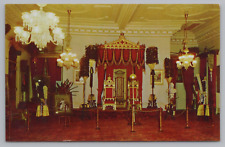 Postcard Throne of Hawaii's Former Monarchs Last Used By Queen Liliuokalani picture
