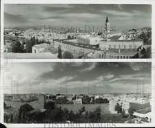 1967 Press Photo Aerial view overlooking Jerusalem, Israel - afx29711 picture