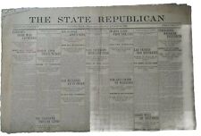 Lansing MICHIGAN The State Republican August 16 1906 Newspaper 8 Pgs. picture