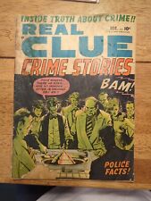 Real Clue Crime Stories Vol.5 # 10 bill ely art 1950 pre code picture