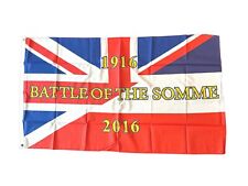 The Battle of the Somme 1916 - 2016 5ft x 3ft Flag (bx1) **END OF LINE** picture
