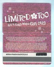 LIMITED TOO It's a Girl's World ( Pink ) 2006 Gift Card ( $0 ) V2 picture