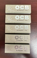 OCB X-PERT 1 1/4 Cigarette Rolling Papers -5 PACKS picture
