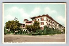 Pasadena CA-California, Hotel Maryland, Advertising, Antique Vintage Postcard picture