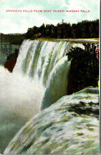 Niagara Falls American Falls From Goat Island Divided Back Postcard C-1907-1915  picture