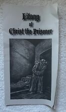 Prayer Pamphlet: Litany of Christ the Prisoner picture