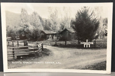 Postcard RPPC CA Scott's Ranch Trinity Center California c1952 Real Photo picture