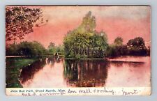 Grand Rapids MI-Michigan, John Ball Park, Antique, Vintage c1907 Postcard picture