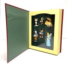 Disney Storybook Ornament Set Pinocchio 16114 Christmas Collection 6 Pieces picture
