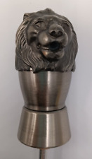 Rare Antique Wine Airator Stopper Lion Head Made in Europe picture