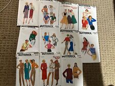 Vintage 1990s Butterick sewing patterns sz 8-10  NEW Uncut Lot Of 11 New picture