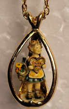 Vintage Hummel Valentine Girl Necklace Collector's Series 24 inch Germany picture
