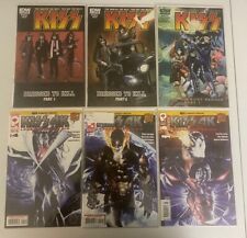 KISS Comics Lot Of 6 Dressed to Kill Part , KISS 4K,World Without Heroes picture