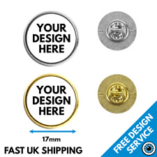 Custom Printed Lapel Pins • Bespoke Personalised Pin Badges Logo Image Badge picture