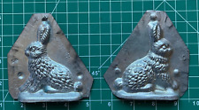 Vintage 1900’s Metal Easter Bunny Rabbit Candy Mold 1 Jaburg Brothers N.Y.C. picture