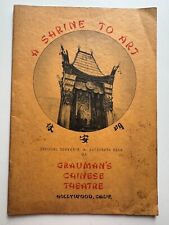 1943 Grauman's Chinese Theatre Souvenir Booklet w/ Stars Autographs picture