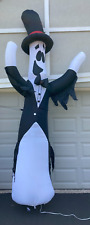 Airblown 12 FT LIGHTED Tuxedo Ghost Inflatable Halloween Outdoor Yard Decoration picture