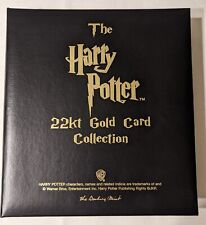 VERY RARE HARRY POTTER DANBURY MINT 22kt GOLD CARDS 60 CARDS *COMPLETE SET* picture