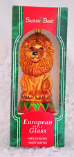 European Style Glass Circus Lion Christmas Ornament picture