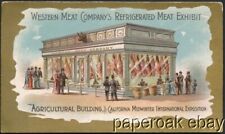 1894 California Midwinter International Expo Western Meat Exhibit Trade Card picture