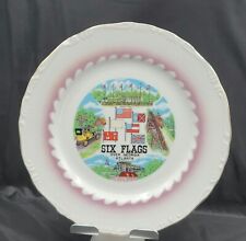 Vintage Six Flags Over Georgia Atlanta Commerative Decorative Plate 10