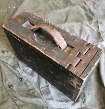 Very Good CondItion WW1 Wooden Ammo Box Crate M1917 Browning 30 Army Marines picture