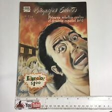 1963 SPANISH COMICS BIOGRAFIAS SELECTAS #231 REBELION ESPAÑOL 1692 EDAR MEXICO picture