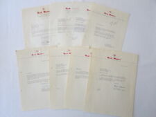 1949 - 1955 Nash Motors Car Company Letter Letterhead Document Lot of 8 picture