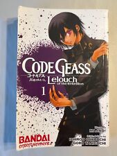Code Geass Lelouch Of The Rebellion 1 Manga 👽 English Action Sci Fi Bandai picture
