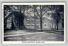 Sturgis MI, Sturgis High School, Michigan c1930 Vintage Postcard picture