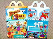 Scarce Beach Ball 1986 McDonald's Happy Meal Box picture
