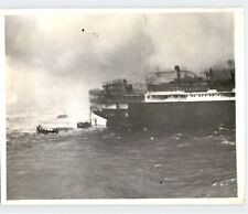 SS Monarch Lifeboats Rescuing SS Morro Castle Passengers SHIPS 1934 Press Photo picture