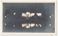 1950s~Cleveland Museum of Art~Ohio OH~Night~B&W RPPC~Vintage VTG Postcard picture