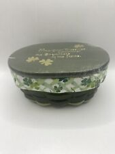Longaberger 2011 fields of clover St. Patrick day basket with lid and liner picture