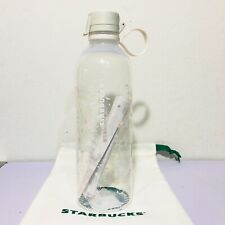 STARBUCKS Water Bottle 24 oz. Reusable White Cherry Blossom 2022 picture