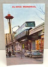 Alweg Monorail Seattle Washington Postcard Space Needle Souvenir  Unposted picture