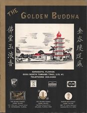 1970s THE GOLDEN BUDDHA CHINESE RESTAURANT vintage dining menu SARASOTA, FLORIDA picture
