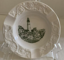 Wedgwood Ashtray Trinket Tray Portland Head Lighthouse Preowned picture