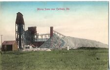 Lead or Zinc Mining Scene Near Carthage, Mo. Missouri Postcard #H15052 picture