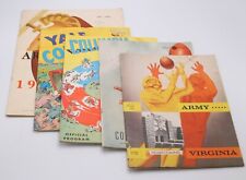Lot (5) 1946-1958 Ivy League + University of Virginia + Army Football Programs picture
