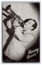 Henry Busse, Jazz Trumpeter, Musician Mutoscope Postcard picture