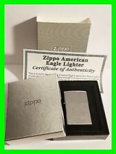 UNFIRED Vintage American Eagle 200th Anniversary Zippo Lighter w/ Original Box picture