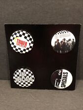 The Specials Reissues 2 Tone Promo Button Badge Pin set of 4 Tower Records 2002 picture